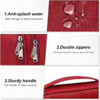 Portable Digital Storage Bag USB Gadget Waterproof Cable Organizer Pouch Electronics Devices Accessories Pack Supplies