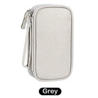 Waterproof Electronics Organizer Pouch – Compact Cable & Earphone Storage Bag, the Perfect Christmas Tech Gift