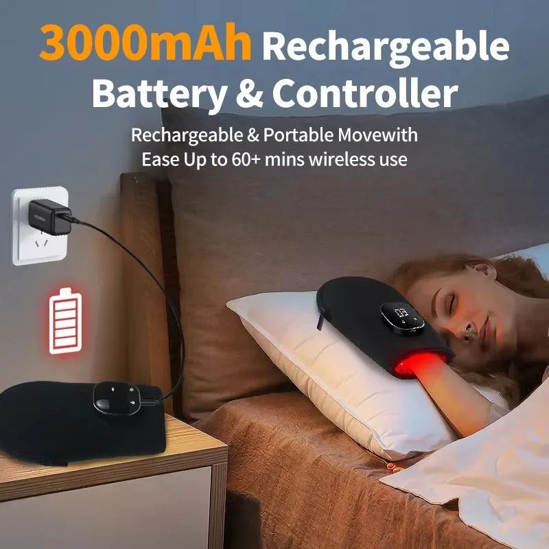 Red Light Therapy for Hand Pain Relief with 660nm Red & 850nm Infrared Light,Rechargeable LED Near Infrared Light Therapy Glove