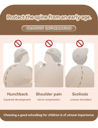 Capybara School Bag Waterproof Backpack Large Capacity Alleviate Burden Protecting Spine Widen Straps Backpack for Students Gift