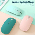 Silent Bluetooth Mouse Marcaron Computer Laptop Optical Mouse Wireless for iPad Samsung Tablet Universal Mice Noiseless