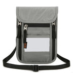 X5XA Travel Wallet Neck Holder Travel Crossbody Bag for Women and Man