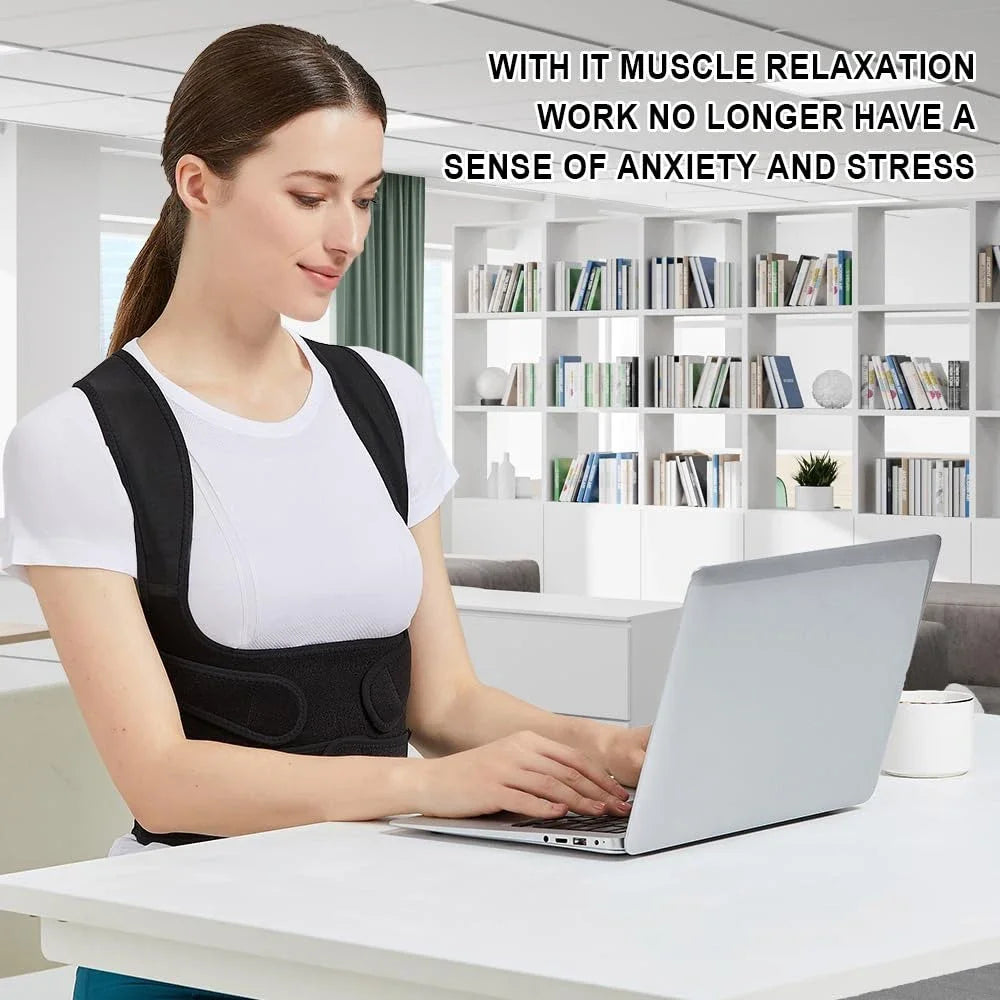 Posture Corrector for Men&Women,Shoulder Straightener Upper&Lower Back Brace Adjustable Support Waist Back Pain Relief