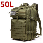 25L/50L Sturdy Nylon Waterproof Tactical Sports Trekking Fishing Hunting Camping Hiking Bag Backpack Outdoor Rucksacks