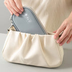 Portable Travel Accessories Organizer Pouch for Power Bank Phone Anti Shock Earbuds Case Handheld Small Electronics Storage Bag