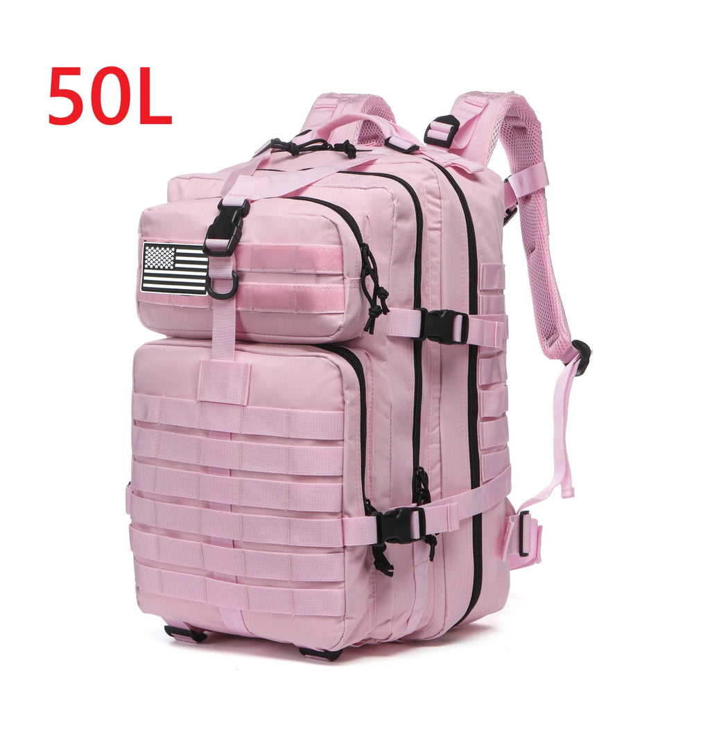 25L/50L Sturdy Nylon Waterproof Tactical Sports Trekking Fishing Hunting Camping Hiking Bag Backpack Outdoor Rucksacks