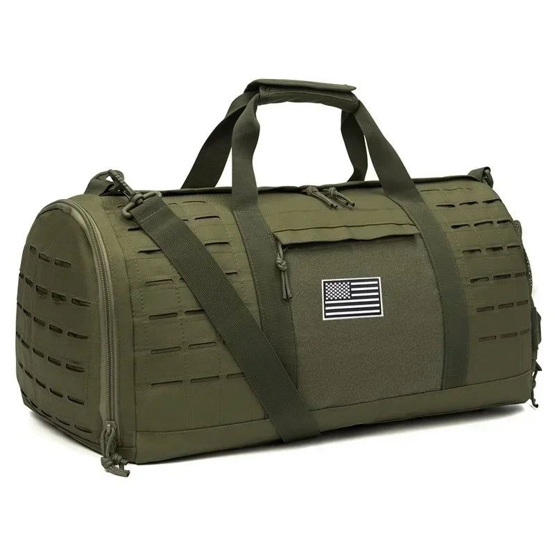 40L Tactical Travel Bag For Men Fitness Duffel Bag Basketball Weekender Bag carry on luggage Outdoor camping equipment