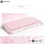 Gravastar K1 Mechanical Keyboard Bluetooth Wireless Aluminium Alloy Tri-Mode RGB Light E-sports Gaming Keyboard PC Accessories