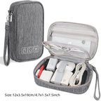 Portable Digital Storage Bag USB Gadget Waterproof Cable Organizer Pouch Electronics Devices Accessories Pack Supplies