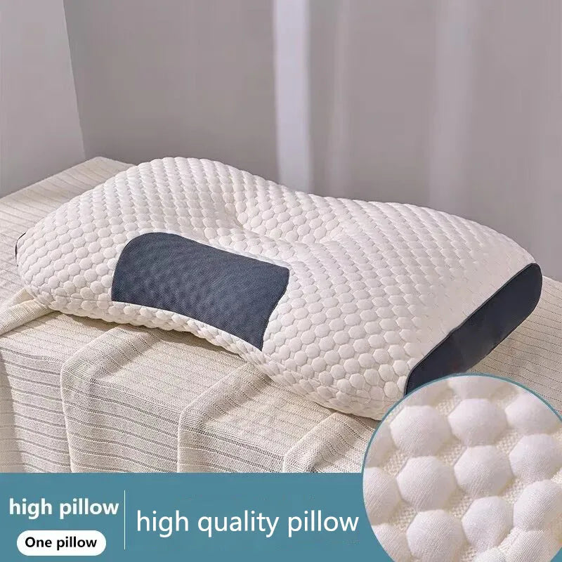 NEW Pillow Help Sleep And Protect The Neck Cervical Orthopedic Household Soybean Fiber Massage SPA Pillow For Sleeping 2025