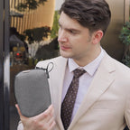 Travel Electronics Organizer Bag, Waterproof Tech Pouch for Power Bank, USB Drive, Hard Drive, Cords, Fit for School, Business