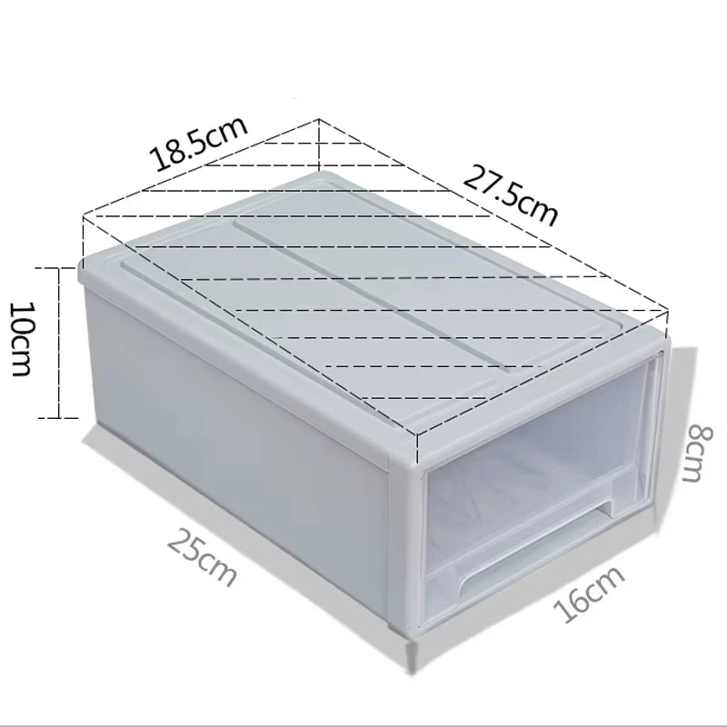 Desktop Storage Box Drawer Stationery Organizer Stackable Storage Locker Dresser Wardrobe Clothing Organizers Makeup Sorting Box