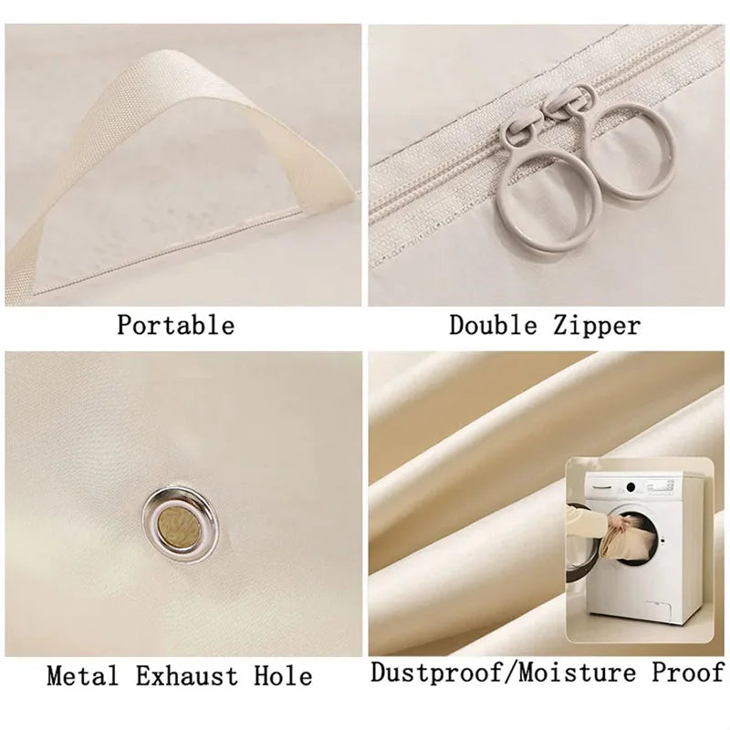 Large Travel Compression Packing Cubes Bag Portable Suitcase Clothes Organizers Waterproof Luggage Storage Cases Drawer Bags