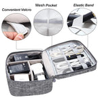 Portable Digital Storage Bag USB Gadget Waterproof Cable Organizer Pouch Electronics Devices Accessories Pack Supplies