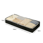 1pc/2pcs/3pcs Dustproof Under Bed Storage Box with Reinforced Handles for Comforter Blanket  Pillow and Toys Bedroom Accessories