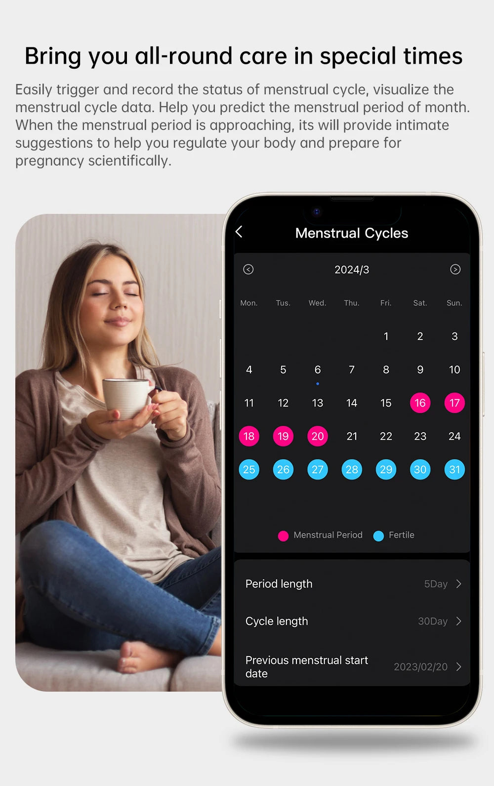 Qino K21 Smart Ring New Health Monitor with Smart Touch Multi-Sport Mode 5ATM Waterproof Skin Temperature Measurement  Charg