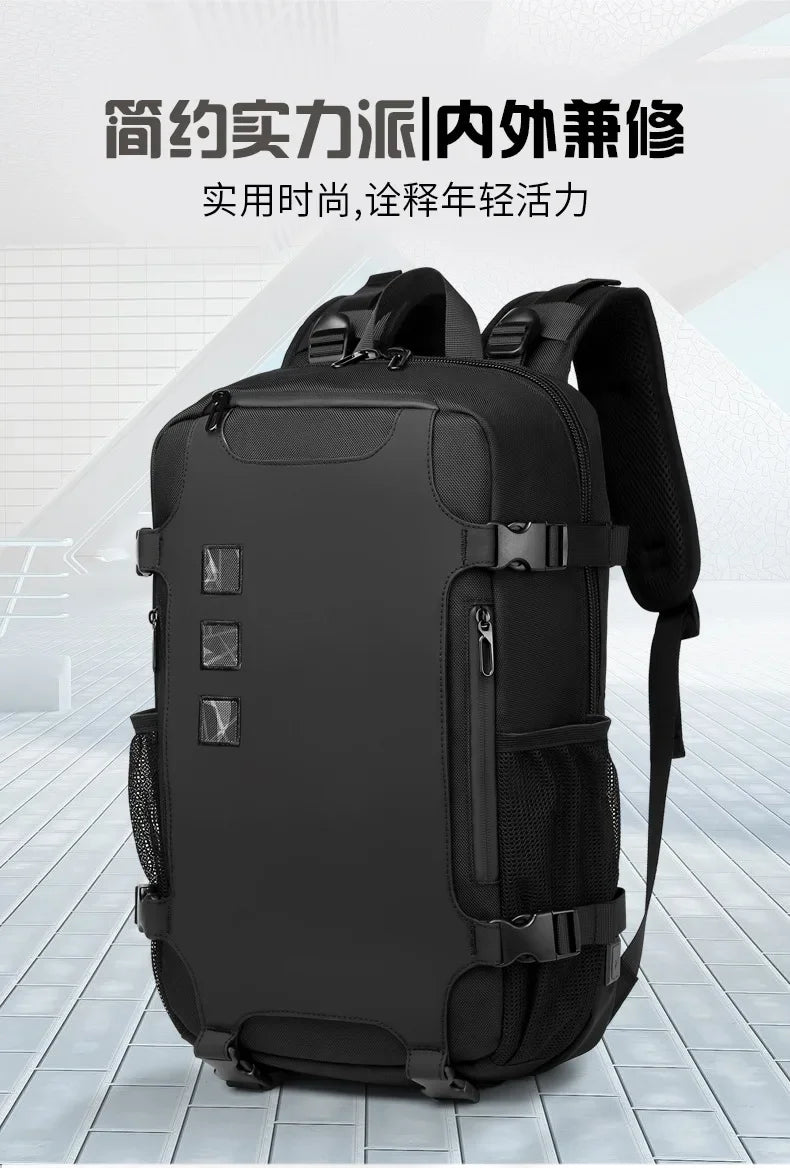 OZUKO  Backpacks 15.6 inch Laptop Men Backpack Outdoor Backpack Teenager Male Waterproof Travel Bag Mochilas