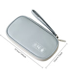Portable Travel Accessories Organizer Pouch for Power Bank Phone Anti Shock Earbuds Case Handheld Small Electronics Storage Bag