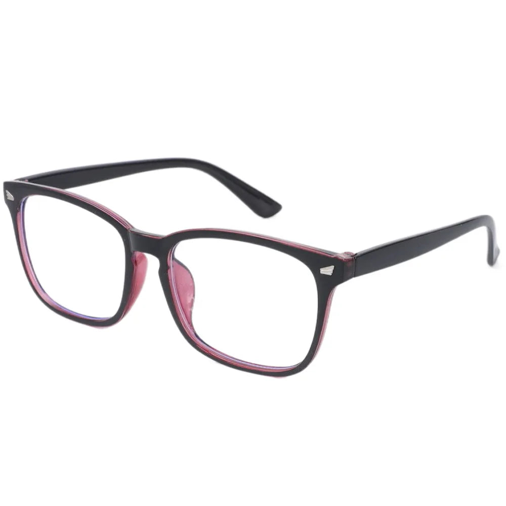 Classical Blue Light Blocking Glasses Square Computer Glasses Nerd Eyeglasses Frame Anti Blue Ray Computer Game Glasses