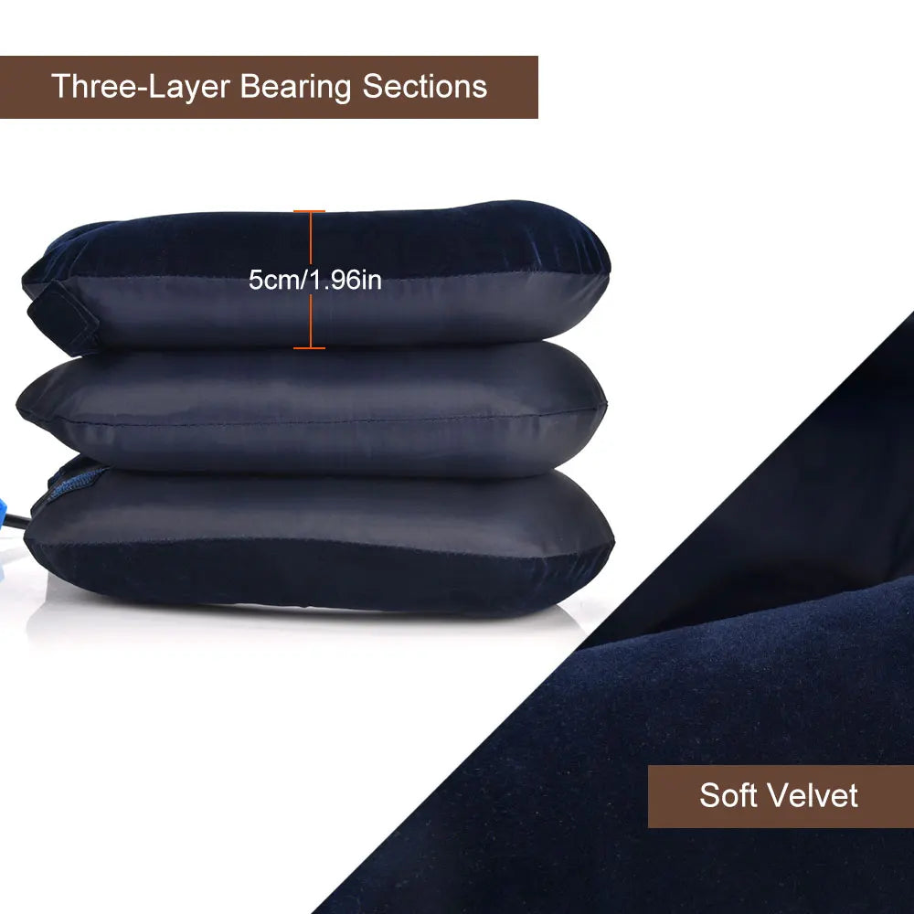 Neck Stretcher Inflatable Air Neck Traction Apparatus Device Soft Neck Cervical Collar Pillow Health Care Cervical Support Pillo