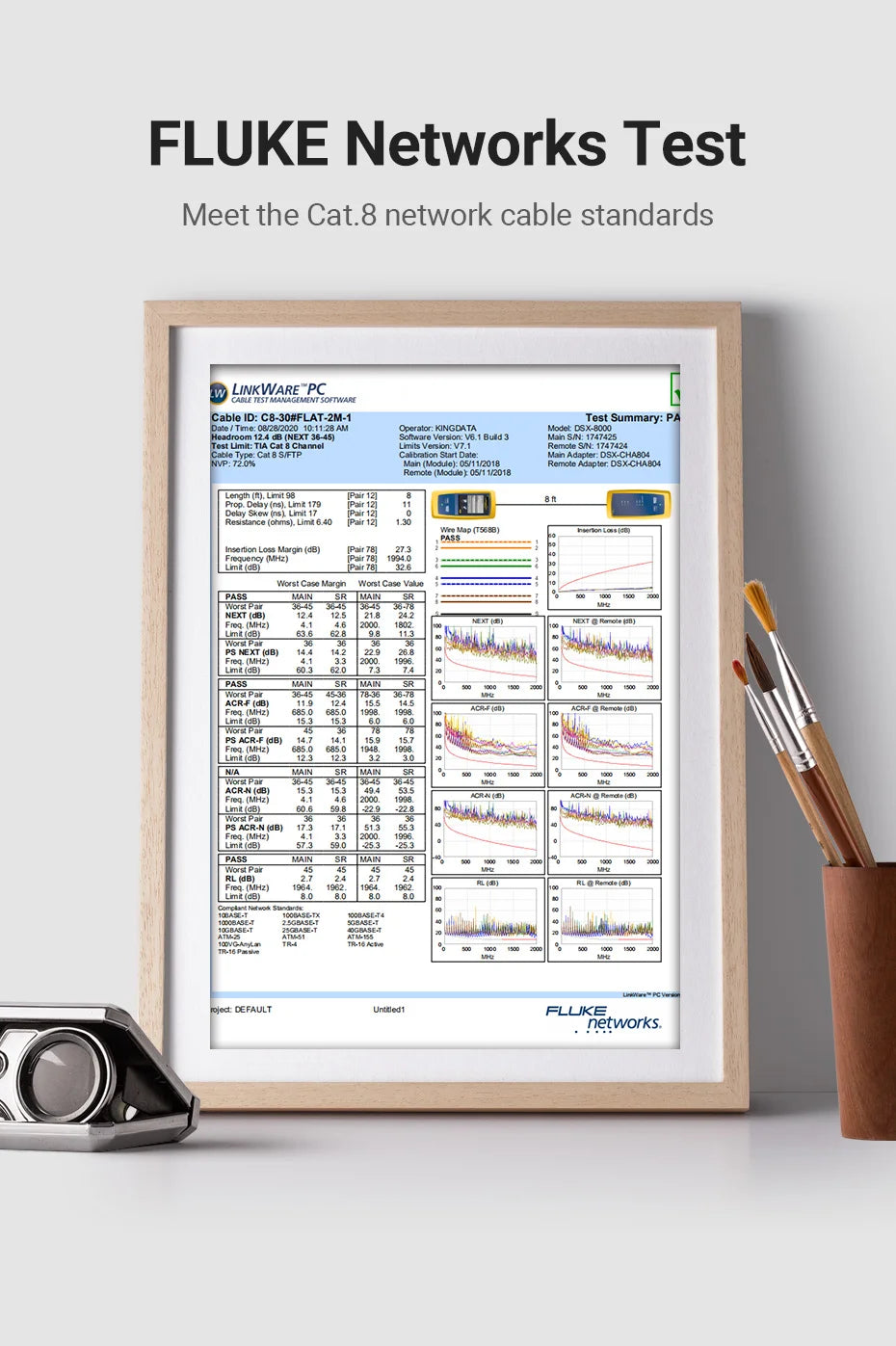 Vention CAT8 Ethernet Cable 40Gbps 2000MHz CAT 8 Networking Cotton Braided Internet Lan Cord for Laptops PS 5 Router RJ45 Cable