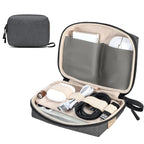 Travel Electronics Organizer Bag, Waterproof Tech Pouch for Power Bank, USB Drive, Hard Drive, Cords, Fit for School, Business