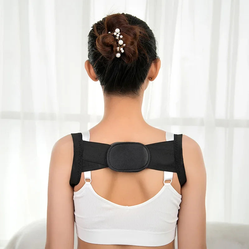 Adjustable Posture Corrector Back Support Shoulder Belt Rectify Straighten Correction Spine Corrector Health Postural Fixer Tap