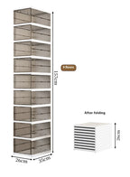 Dustproof 1/3/6 Layers Foldable Shoes Box Stackable Transparent Thickened Plastic Bins Sneaker Shoe Organizer Cabinet Organizers