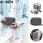 Travel Electronics Organizer Bag, Waterproof Tech Pouch for Power Bank, USB Drive, Hard Drive, Cords, Fit for School, Business