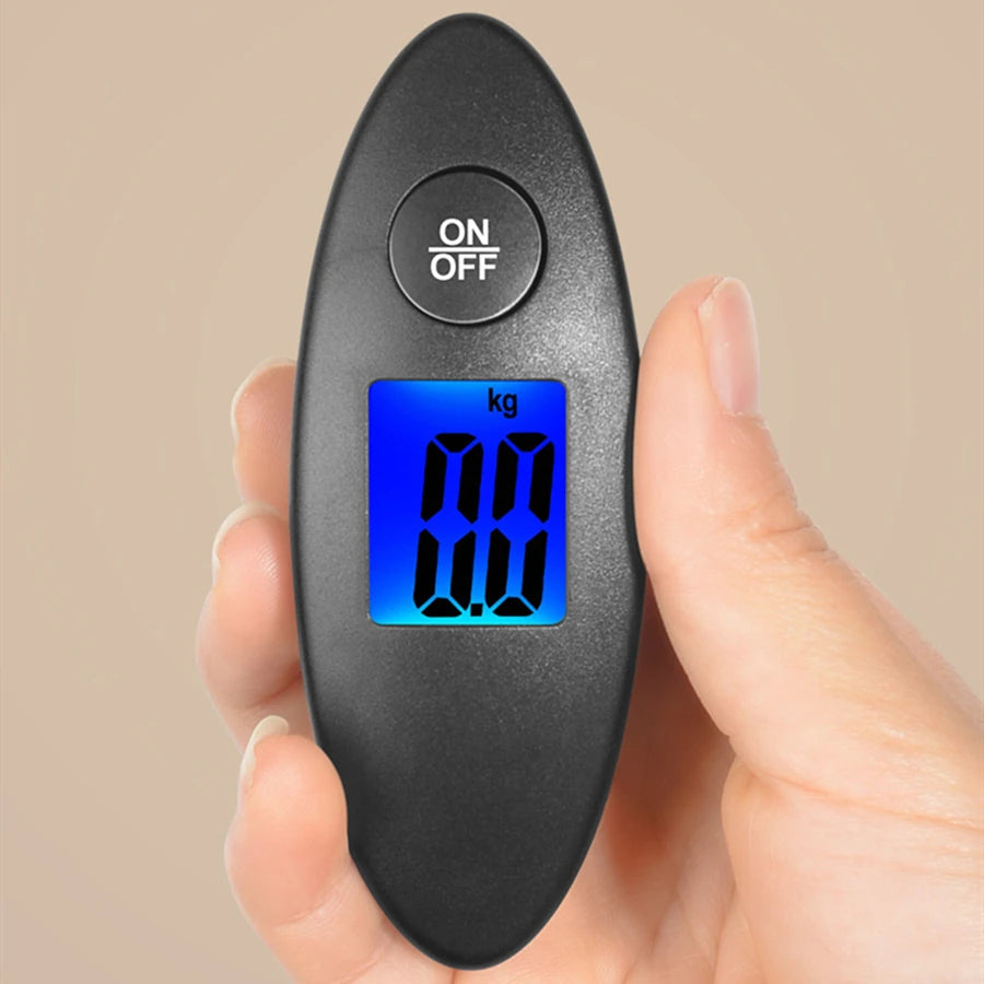 40kg/100g Portable Luggage Scale High Precision Travel Digital Hanging Scales With Webbing belt LCD Digital Electronic Luggage