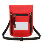 X5XA Travel Wallet Neck Holder Travel Crossbody Bag for Women and Man