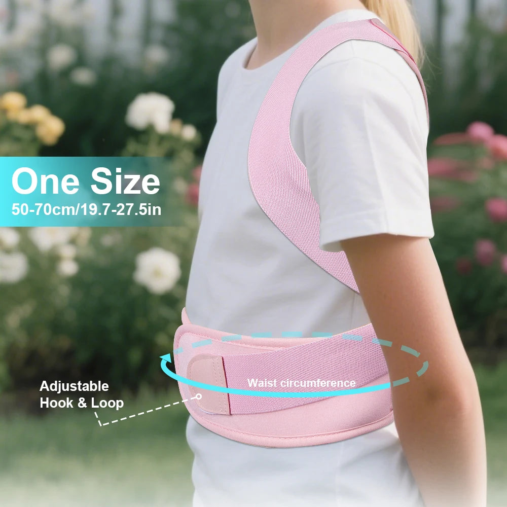 Posture Corrector for Kids,Upper Back Posture Brace for Teenagers Back Straightener Support Under Clothes Spinal Support